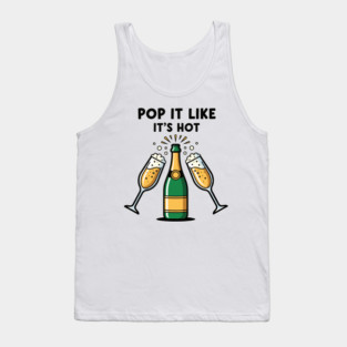 Pop It Like It's Hot Champagne Tank Top