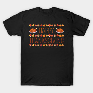 Happy Thanksgiving Fall Feast T-Shirt