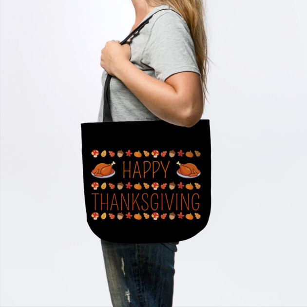 Happy Thanksgiving Fall Feast by Creatifly Graphic Tees