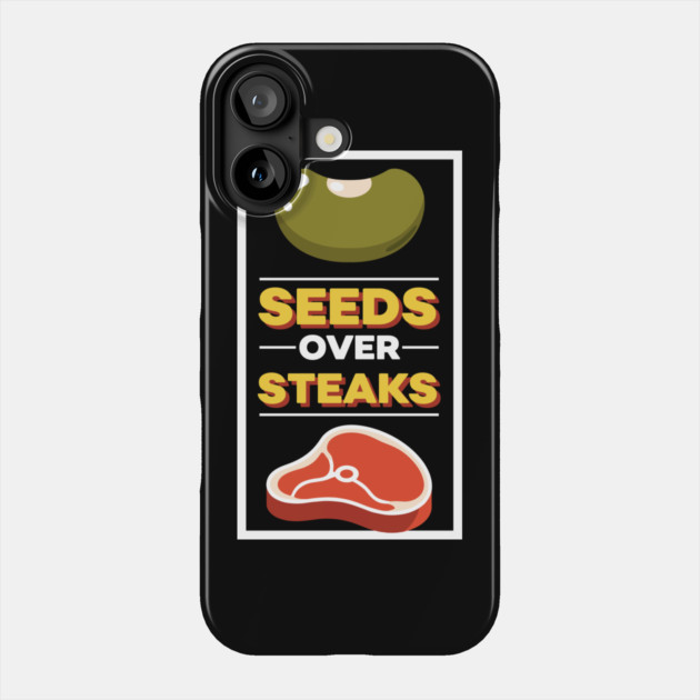 Seeds Over Steak Phone Case by enrynz