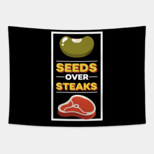 Seeds Over Steak Tapestry