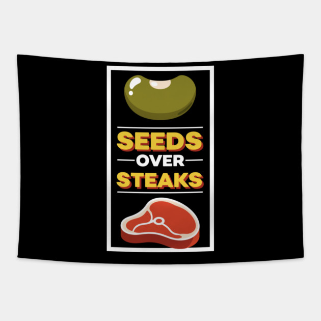 Seeds Over Steak Tapestry by enrynz