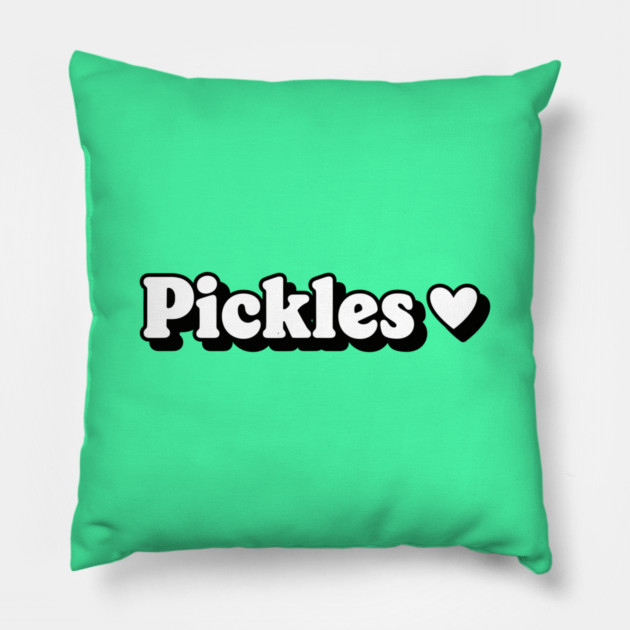 Pickle Lover Pillow by enrynz