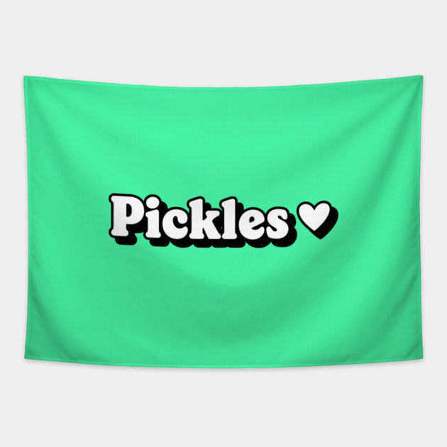 Pickle Lover Tapestry by enrynz