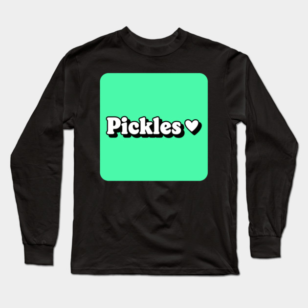 Pickle Lover Long Sleeve T-Shirt by enrynz
