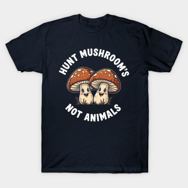 Funny Mushroom Hunting T-Shirt by enrynz