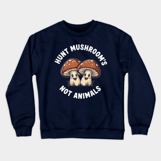 Funny Mushroom Hunting Crewneck Sweatshirt by enrynz