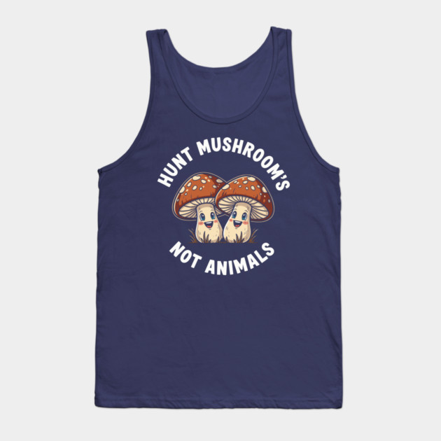Funny Mushroom Hunting Tank Top by enrynz