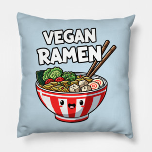 Vegan Ramen Lovers Pillow