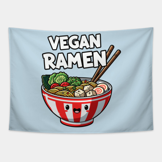 Vegan Ramen Lovers Tapestry by enrynz