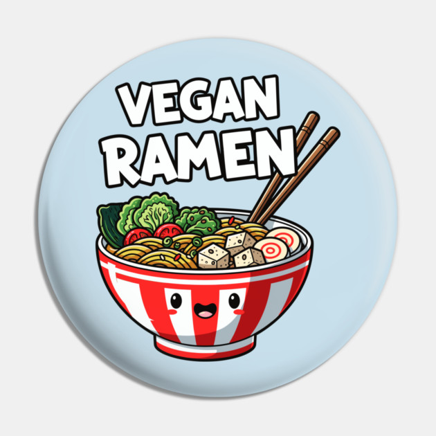 Vegan Ramen Lovers Pin by enrynz