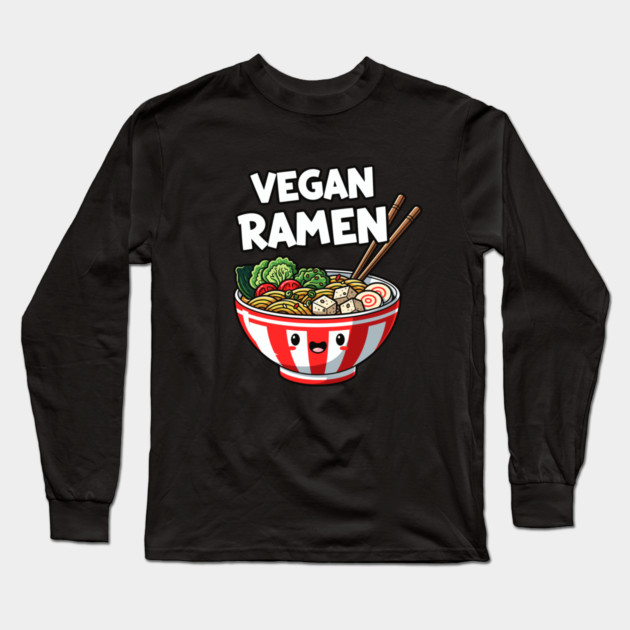 Vegan Ramen Lovers Long Sleeve T-Shirt by enrynz