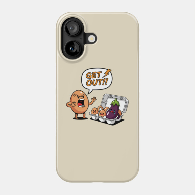 Eggplant Intruder Phone Case by enrynz