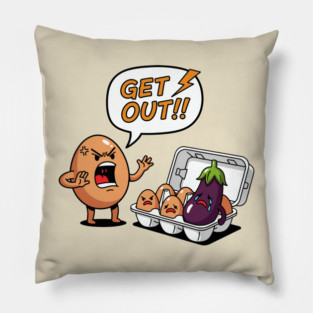 Eggplant Intruder Pillow