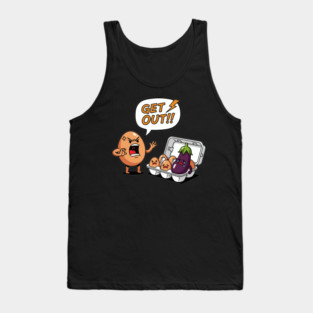 Eggplant Intruder Tank Top