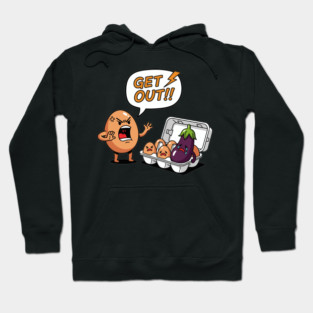 Eggplant Intruder Hoodie