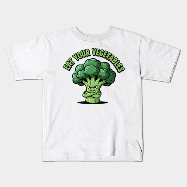Eat Your Veggies Kids T-Shirt by enrynz