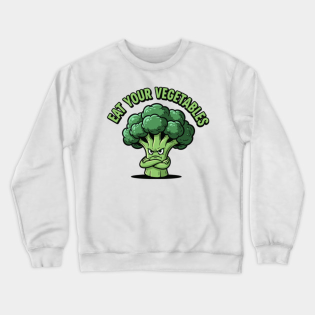 Eat Your Veggies Crewneck Sweatshirt by enrynz