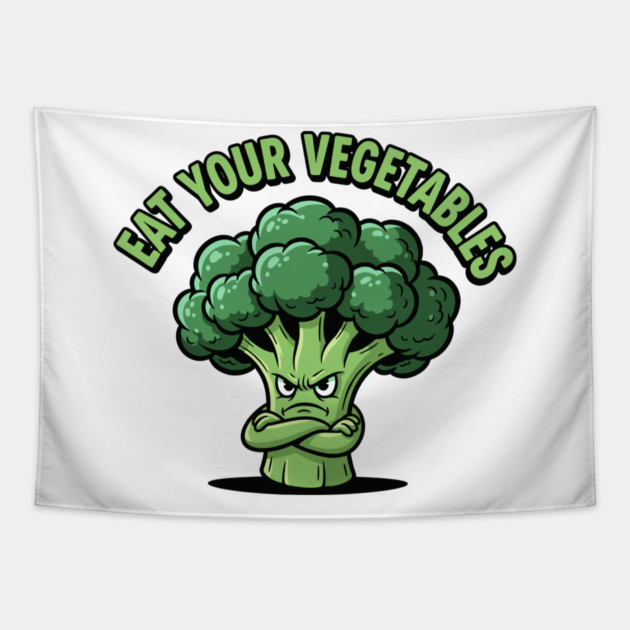 Eat Your Veggies Tapestry by enrynz