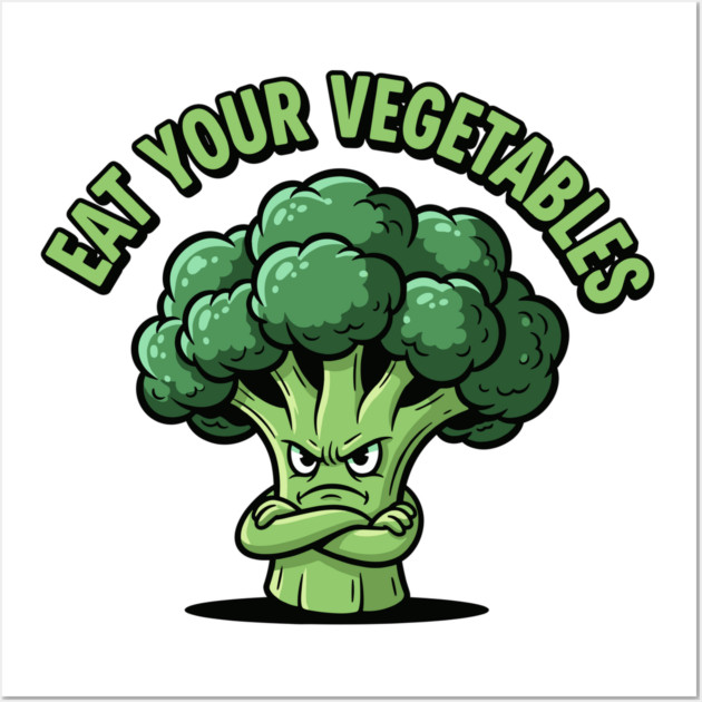 Eat Your Veggies Wall Art by enrynz