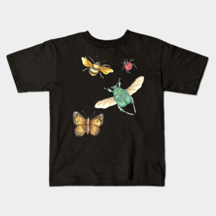 Collection of insects Kids T-Shirt