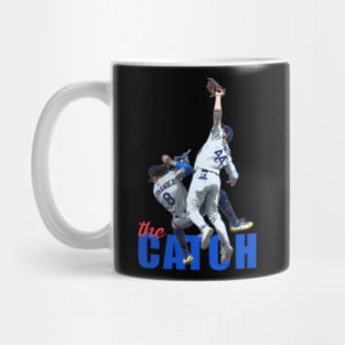Retro The Catch Los Angeles Champs Baseball Andy Pages- Kike Hernandez Dodgers Mug