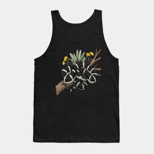 California Kingsnake with Desert Blooms Tank Top by BirdsnStuff