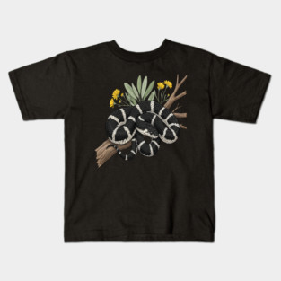 California Kingsnake with Desert Blooms Kids T-Shirt