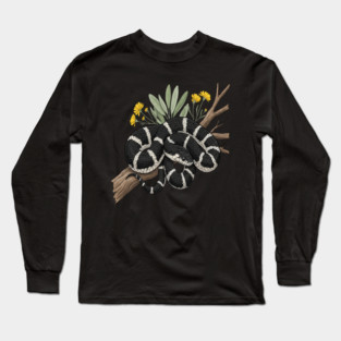 California Kingsnake with Desert Blooms Long Sleeve T-Shirt