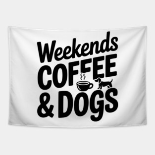 Weekends Coffee & Coffee Tapestry