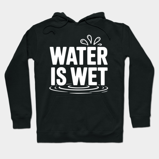 Water is Wet Hoodie by Frank Ring