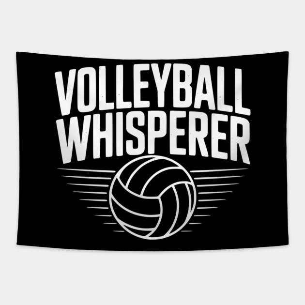 Volleyball Whisperer Tapestry by Frank Ring