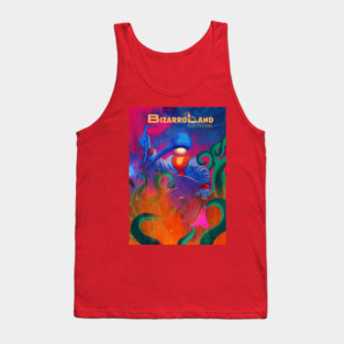 2025 BizarroLand Film Festival poster by Carl Yonder Tank Top