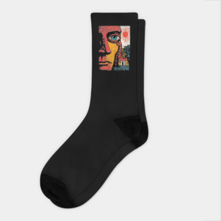 Solar Soul | Folk Art Sun Connection Socks