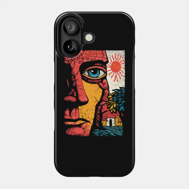 Solar Soul | Folk Art Sun Connection Phone Case by TuncGK
