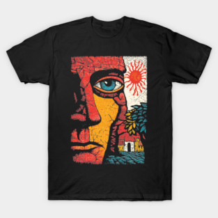 Solar Soul | Folk Art Sun Connection T-Shirt