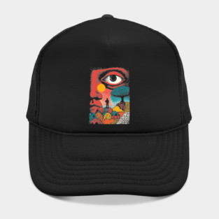 Vision Quest | Psychedelic Third Eye Art Hat