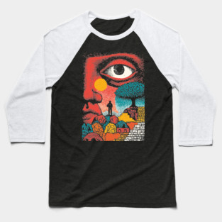 Vision Quest | Psychedelic Third Eye Art Baseball T-Shirt
