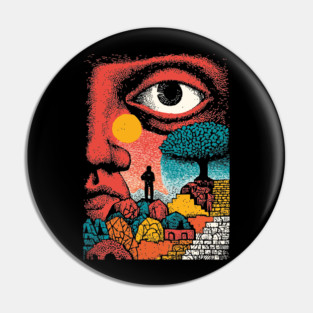 Vision Quest | Psychedelic Third Eye Art Pin