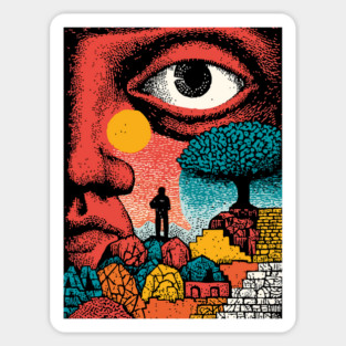 Vision Quest | Psychedelic Third Eye Art Sticker