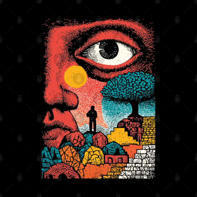 Vision Quest | Psychedelic Third Eye Art by TuncGK