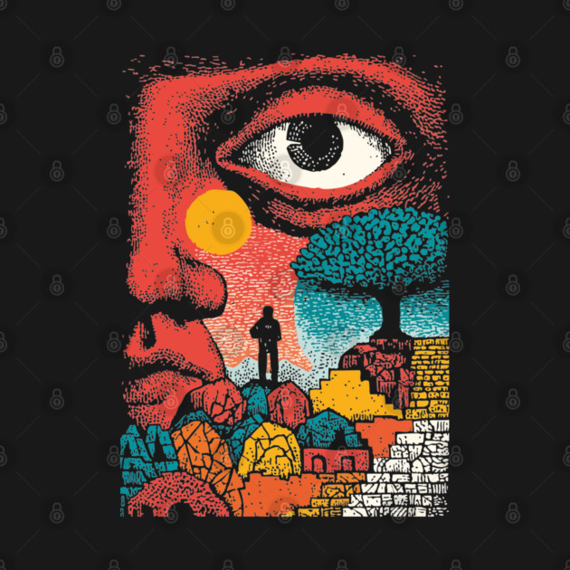 Vision Quest | Psychedelic Third Eye Art by TuncGK