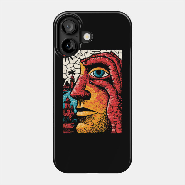 The Inner Citadel | Surreal Art of the Human Mind Phone Case by TuncGK