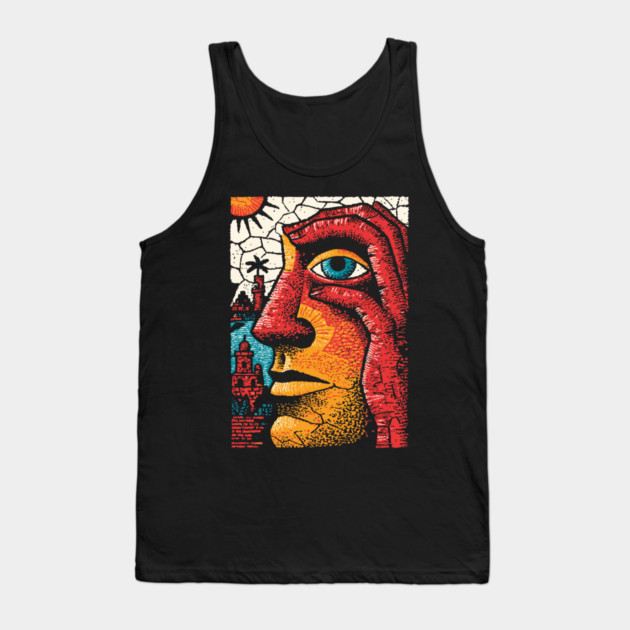 The Inner Citadel | Surreal Art of the Human Mind Tank Top by TuncGK
