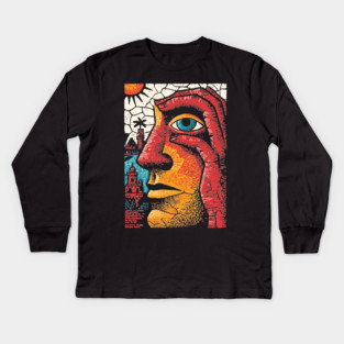 The Inner Citadel | Surreal Art of the Human Mind Kids Long Sleeve T-Shirt
