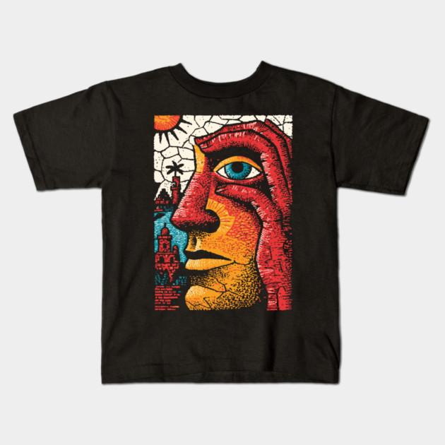 The Inner Citadel | Surreal Art of the Human Mind Kids T-Shirt by TuncGK