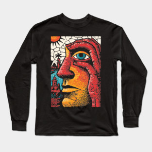 The Inner Citadel | Surreal Art of the Human Mind Long Sleeve T-Shirt