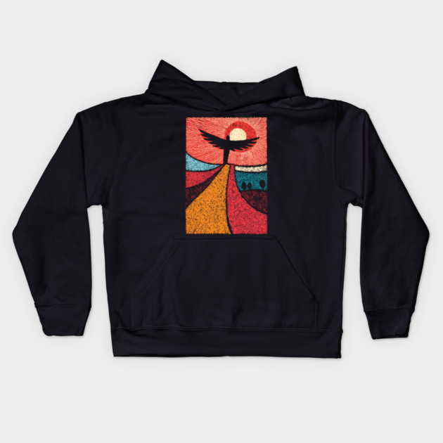 Phoenix Rising | A Symbol of Rebirth and New Beginnings Kids Hoodie by TuncGK
