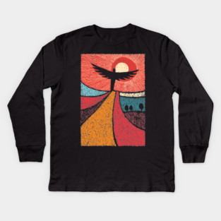 Phoenix Rising | A Symbol of Rebirth and New Beginnings Kids Long Sleeve T-Shirt