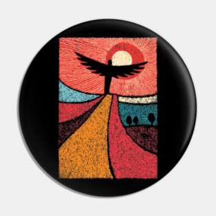 Phoenix Rising | A Symbol of Rebirth and New Beginnings Pin